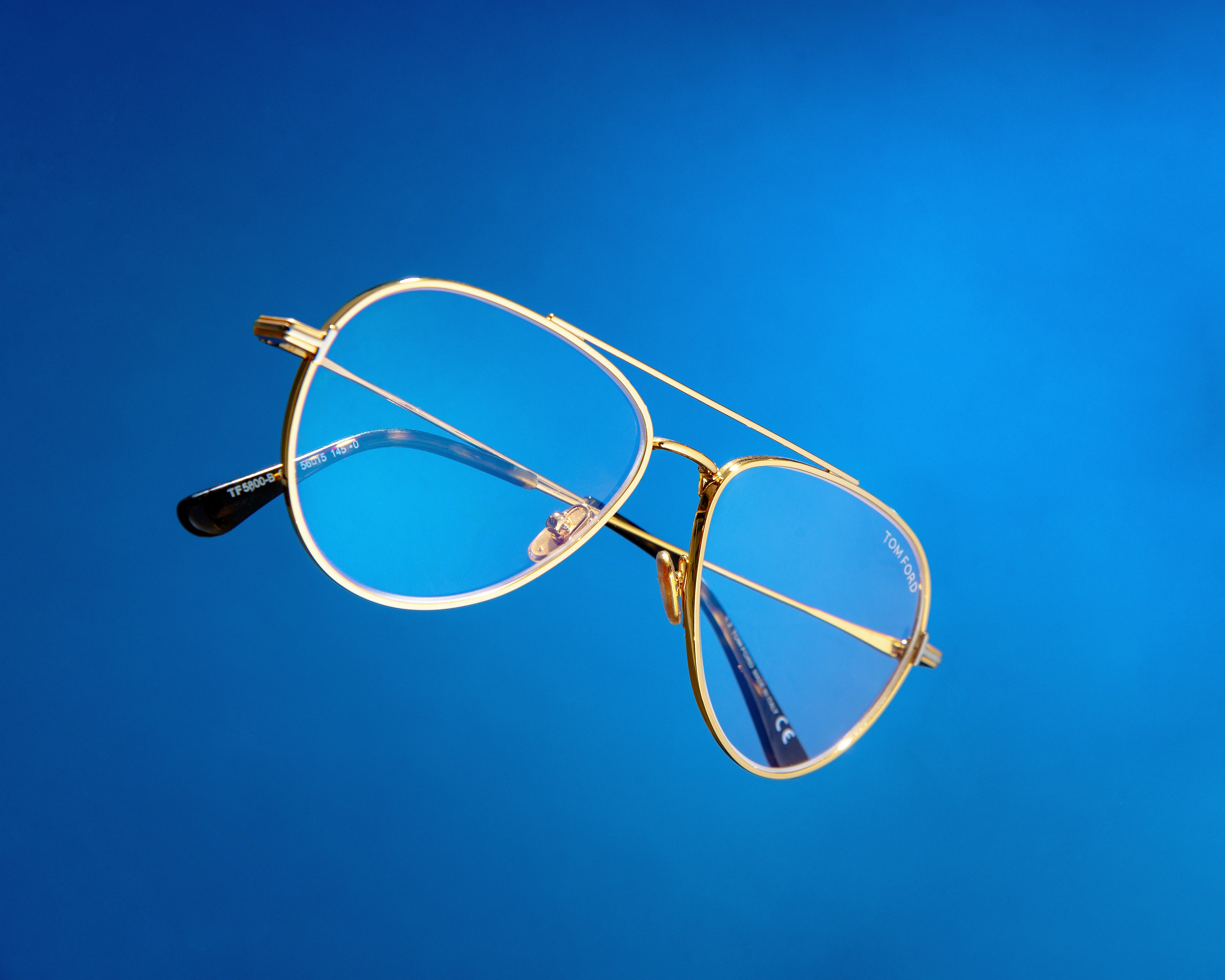 Featured Tom Ford aviator frame